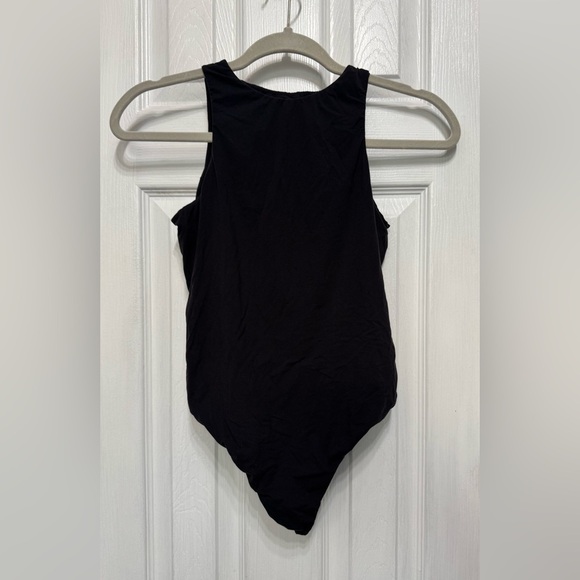 Skims Fits Everybody High Neck Bodysuit in Black Women’s Size Large - Picture 1 of 10